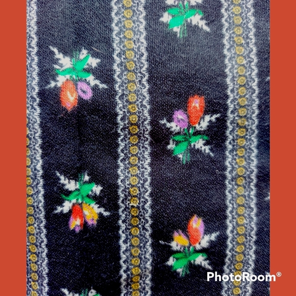 SOLD Vtg 70s prairie ruffle maxi skirt - Picture 3 of 11